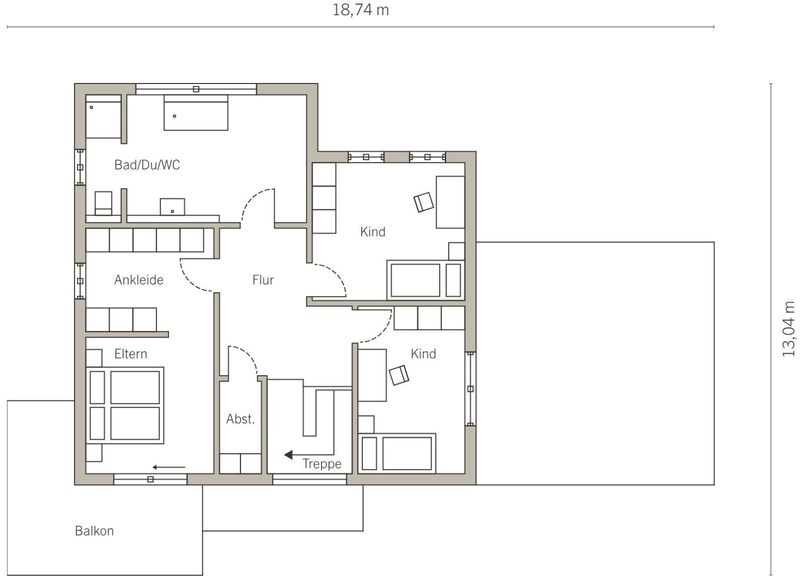 Grundriss Dachgeschoss Grundriss Dachgeschoss