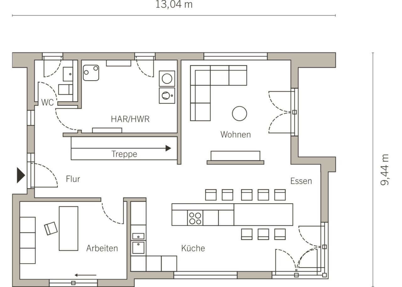 Grundriss Erdgeschoss Grundriss Erdgeschoss