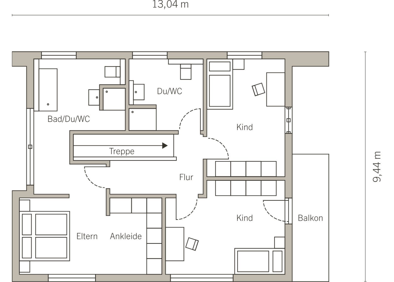 Grundriss Dachgeschoss Grundriss Dachgeschoss