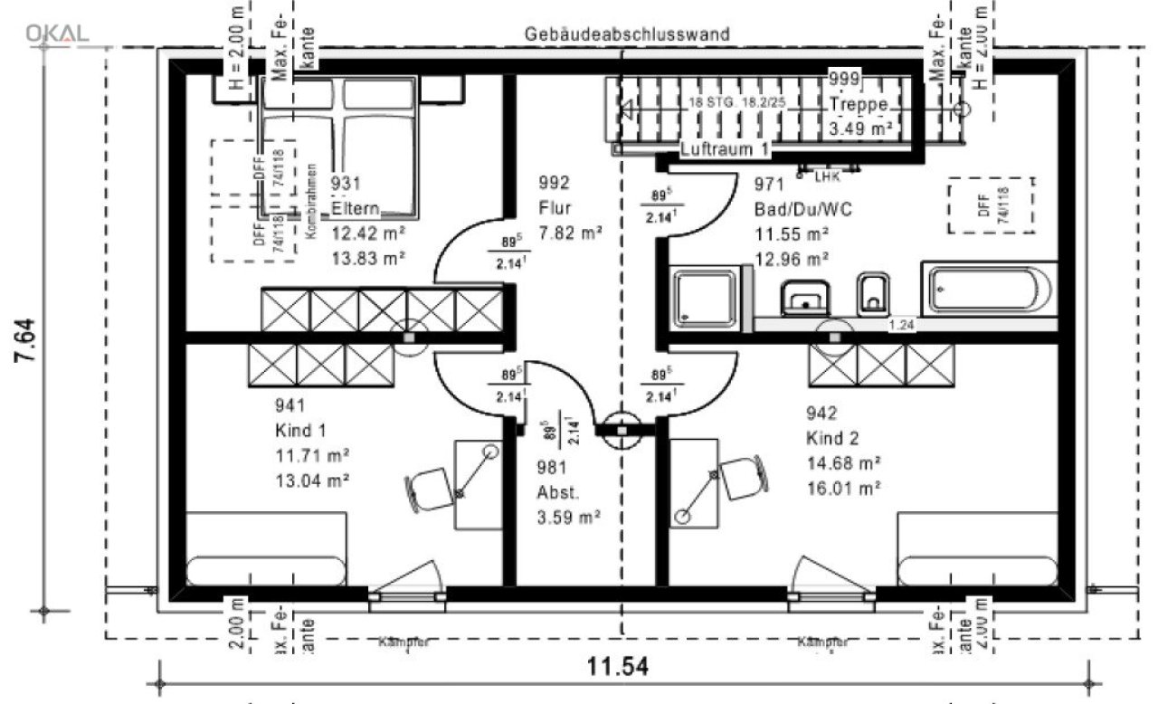 FlexRaum 19 DHH Dachgeschoss FlexRaum 19 DHH Dachgeschoss