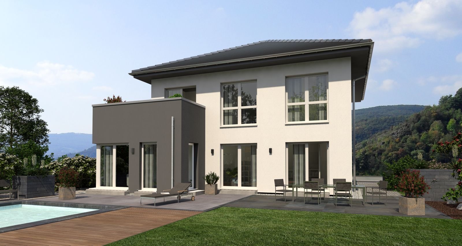 UNSER 2-GE­NE­RA­TIO­NEN-HAUS: BESONDERER KOMFORT FÜR BESONDERE ANSPRÜCHE 