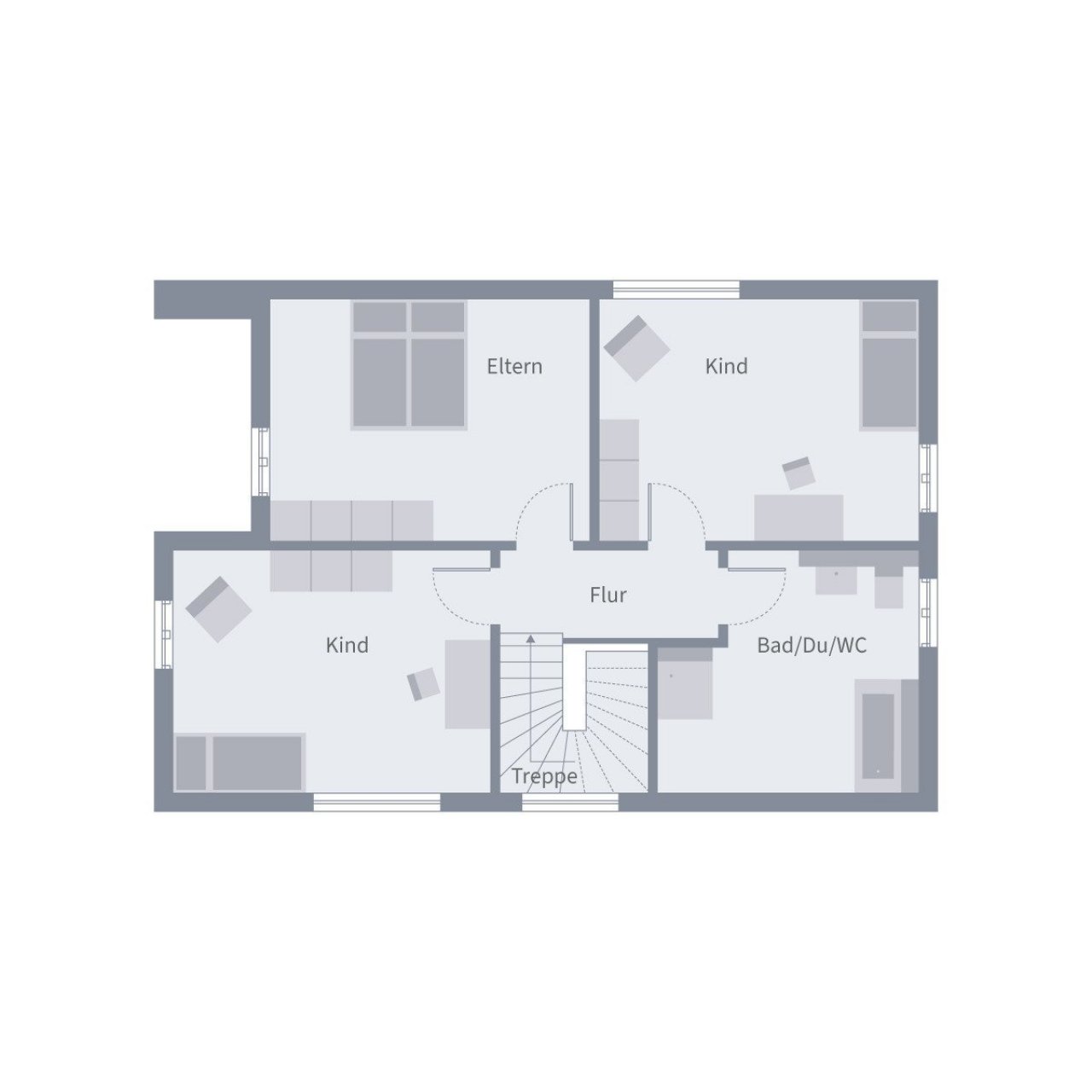 Grundriss Dachgeschoss