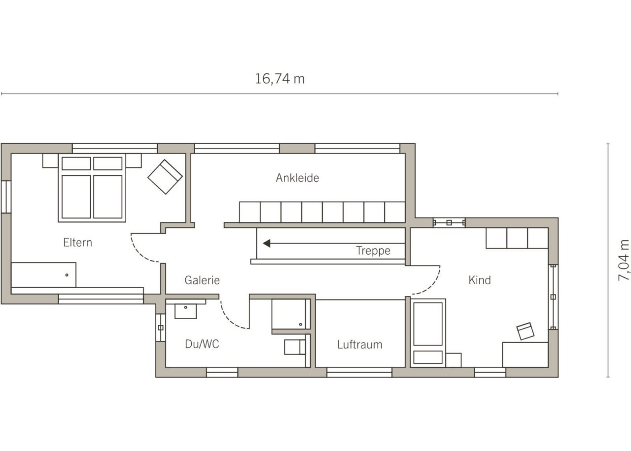 Grundriss Dachgeschoss