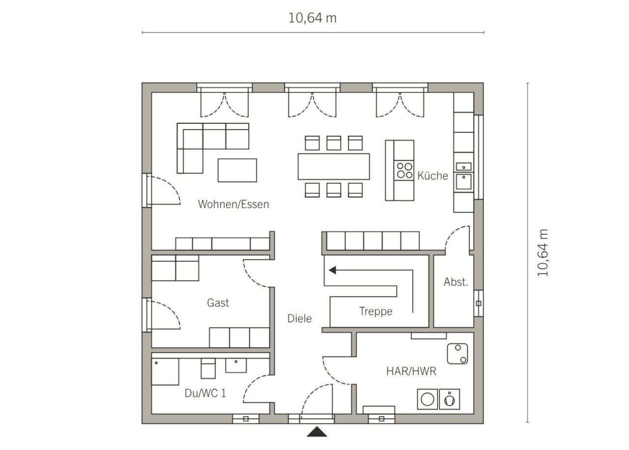 Grundriss Erdgeschoss