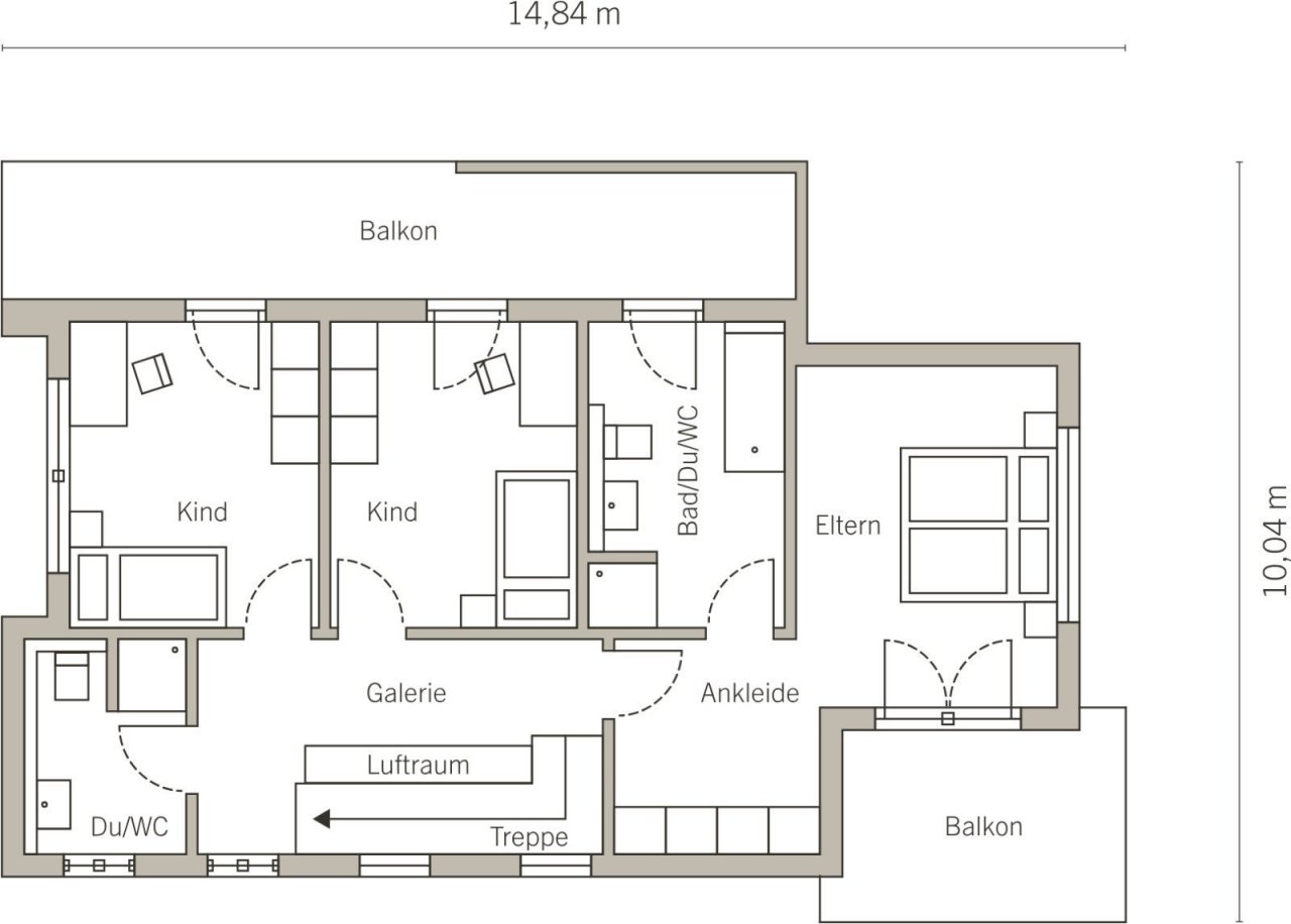 Grundriss Dachgeschoss