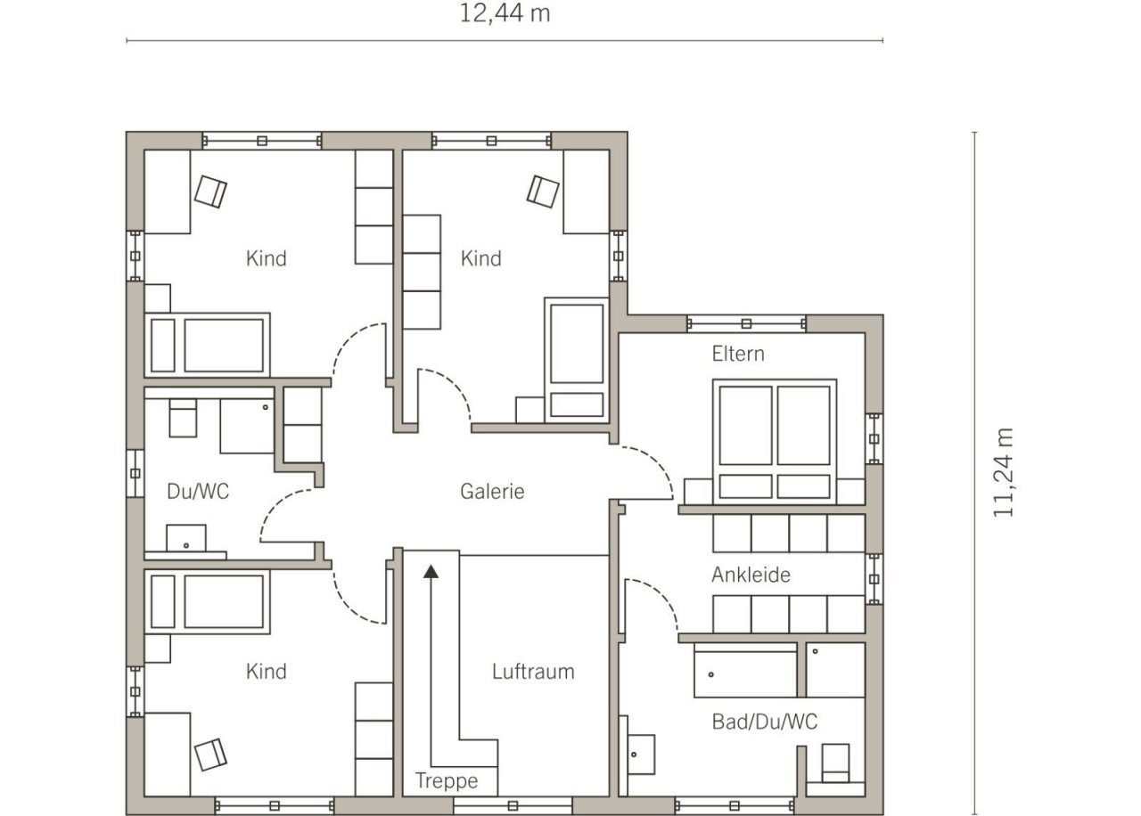 Grundriss Dachgeschoss