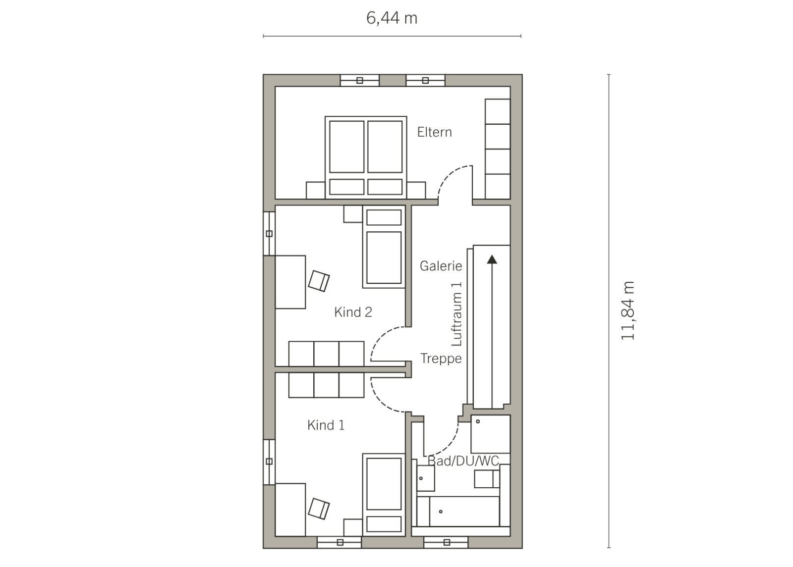 Grundriss Dachgeschoss