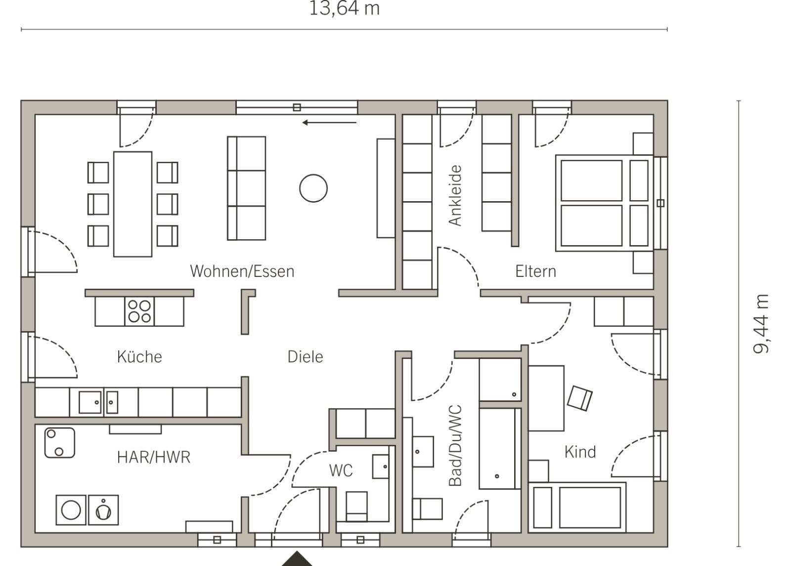 Grundriss Erdgeschoss