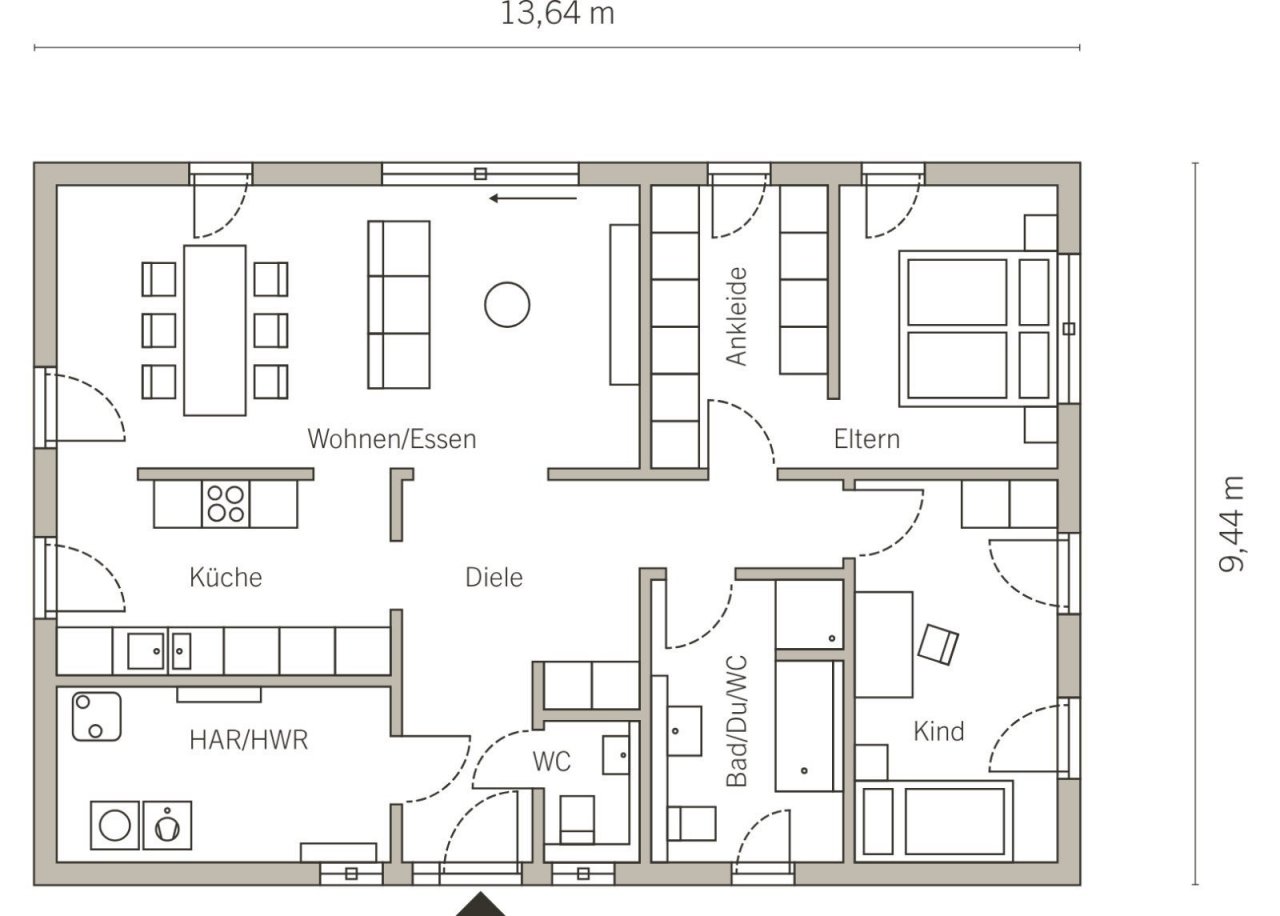 Grundriss Erdgeschoss