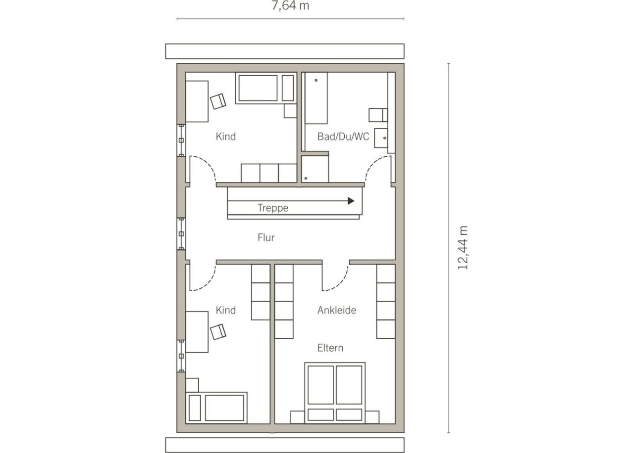 Grundriss Dachgeschoss