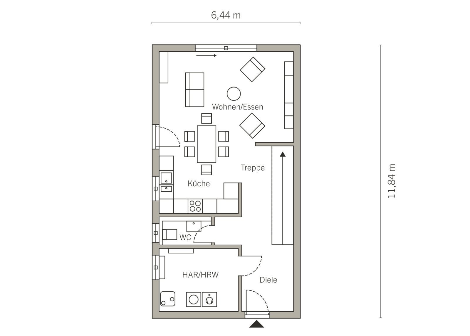 Grundriss Erdgeschoss
