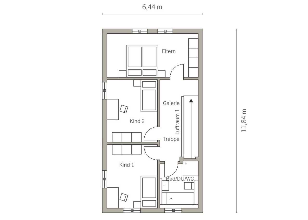 Grundriss Dachgeschoss