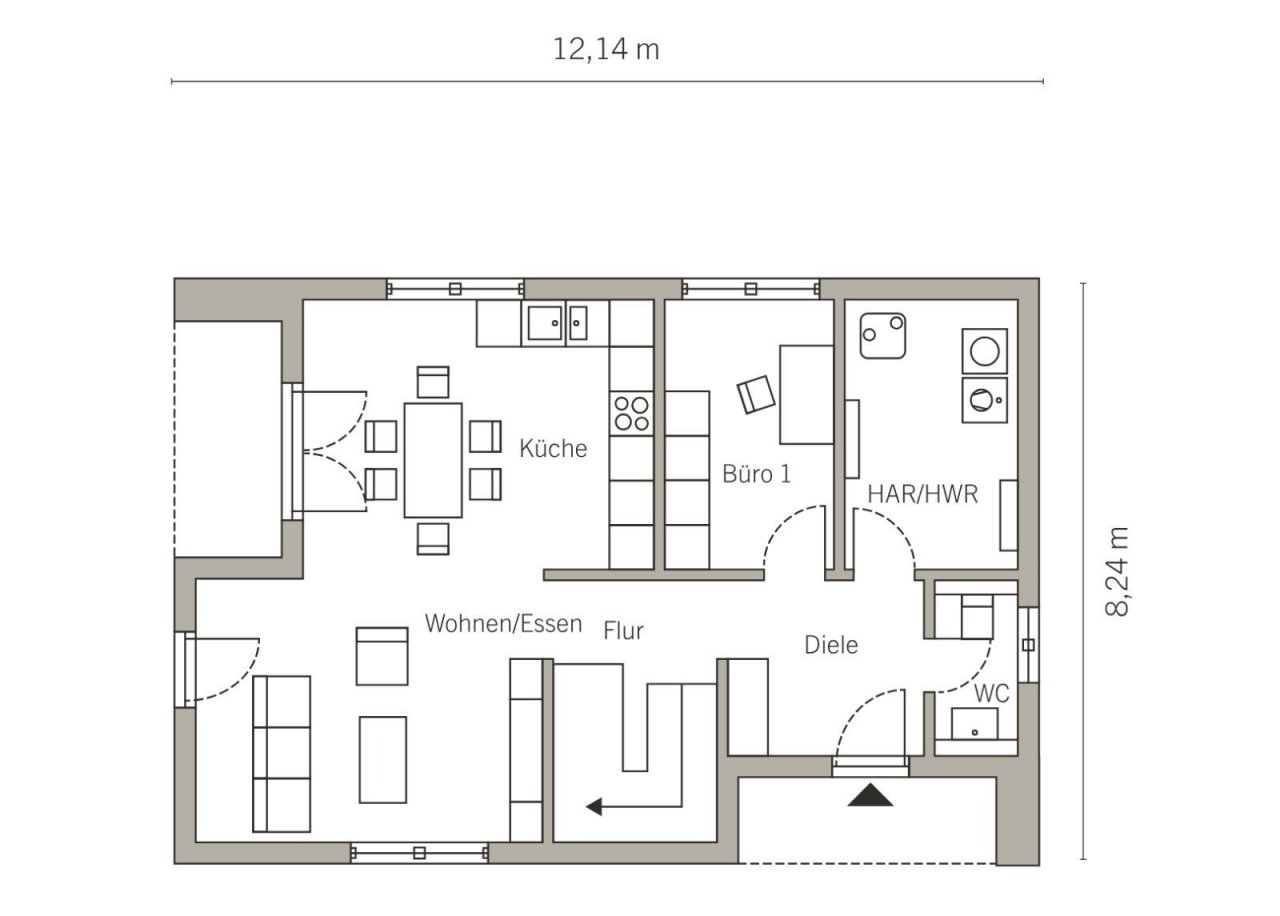 Grundriss Erdgeschoss
