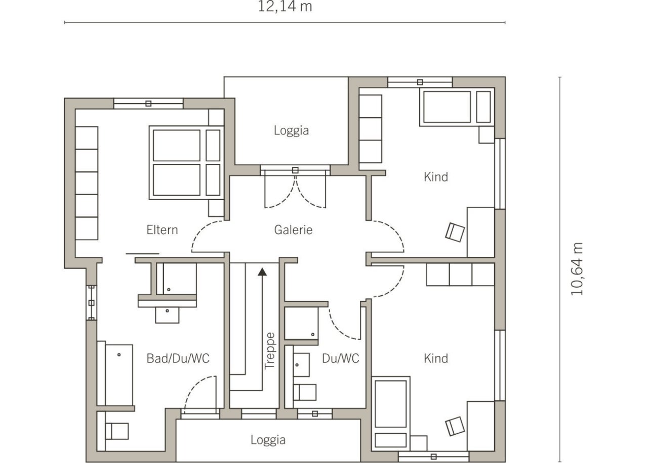 Grundriss Dachgeschoss