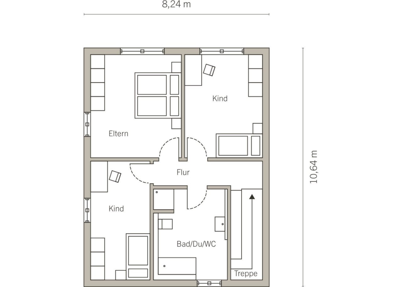 Grundriss Dachgeschoss