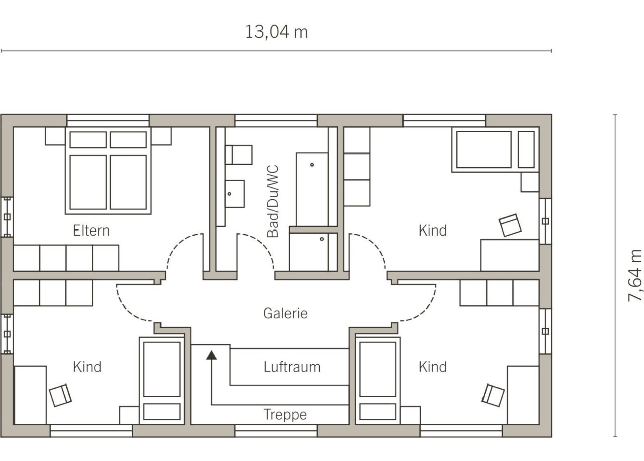 Grundriss Dachgeschoss
