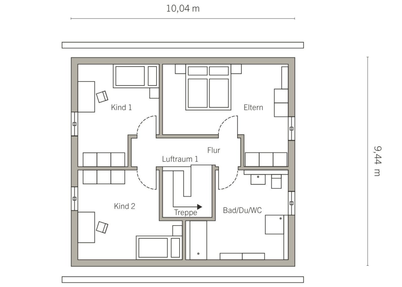 Grundriss Dachgeschoss