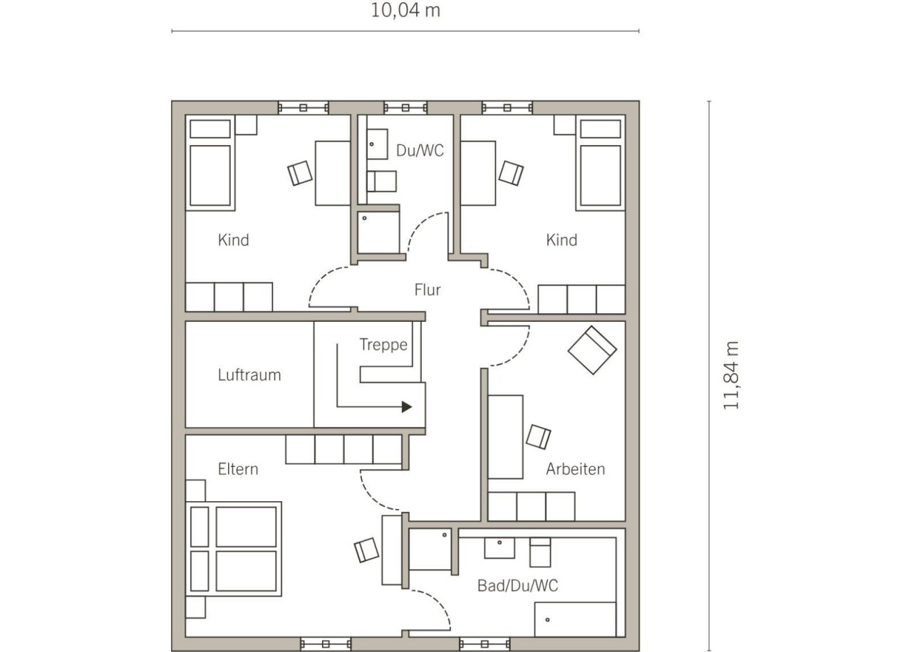 Grundriss Dachgeschoss