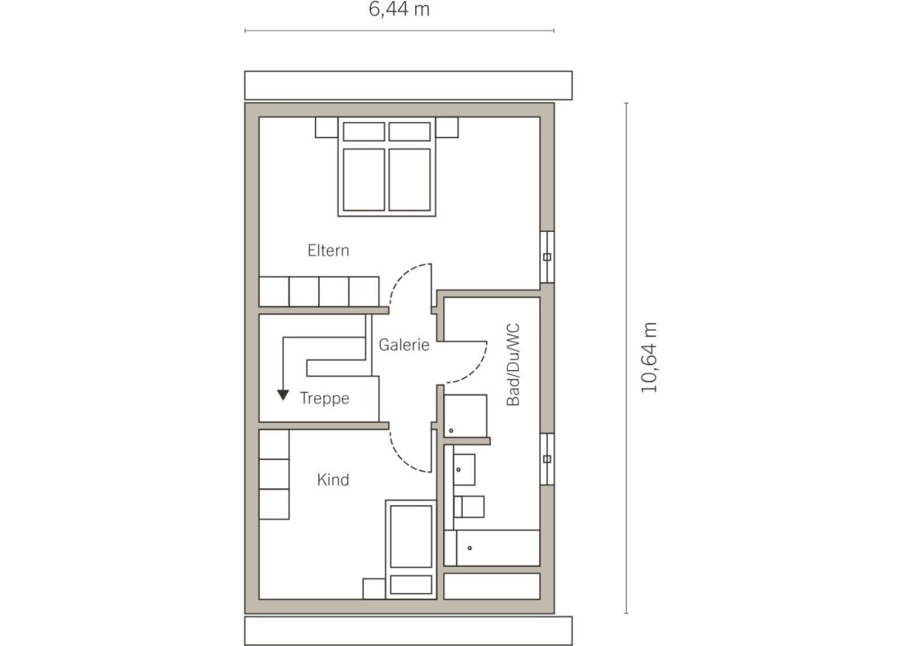 Grundriss Dachgeschoss