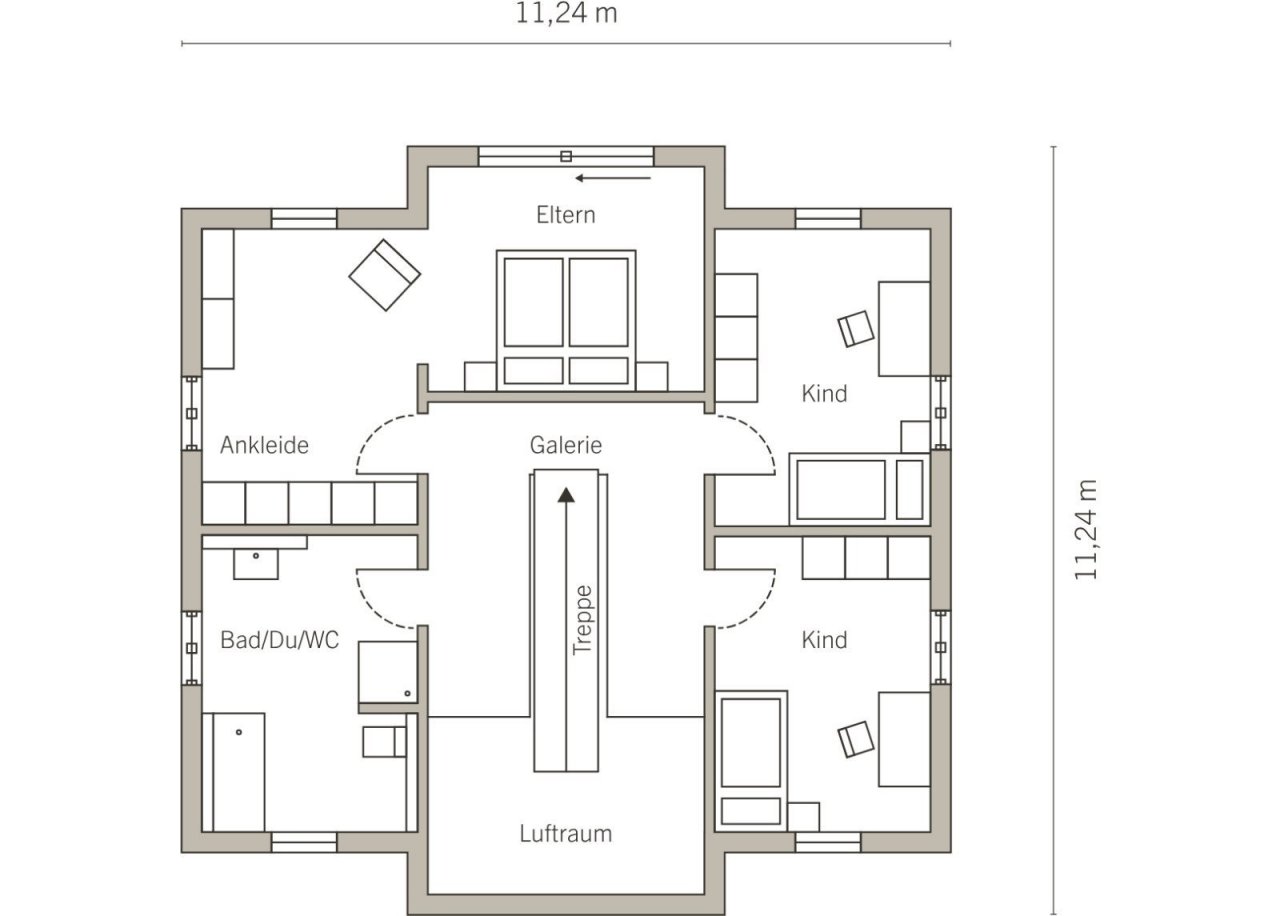 Grundriss Dachgeschoss