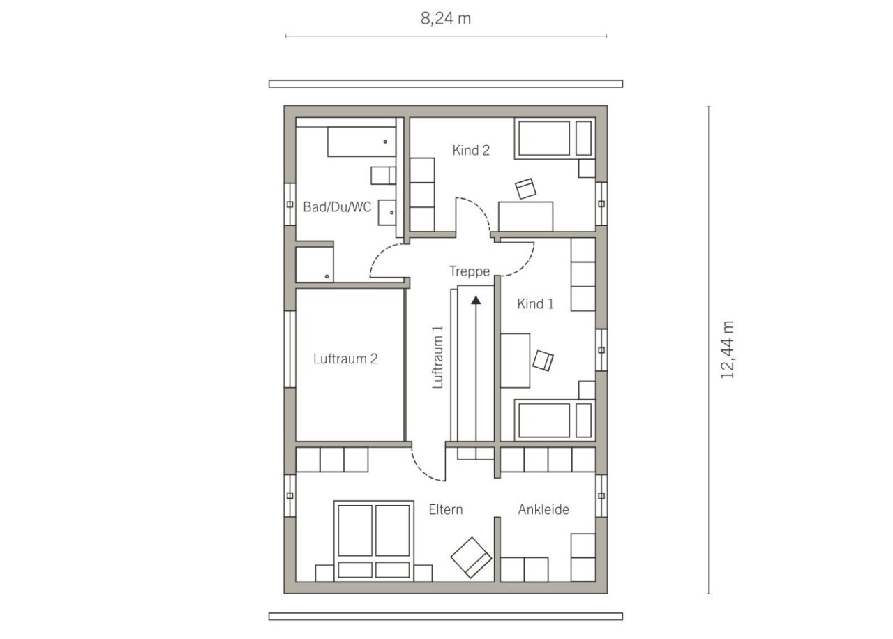 Grundriss Dachgeschoss