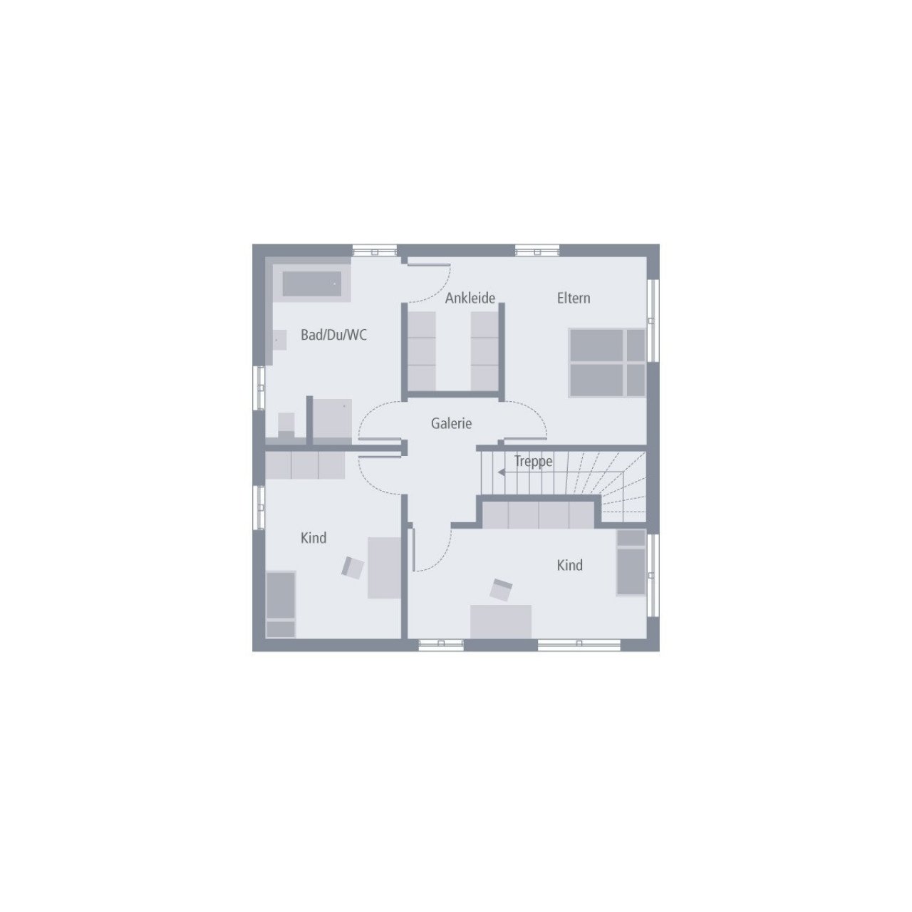 Grundriss Obergeschoss