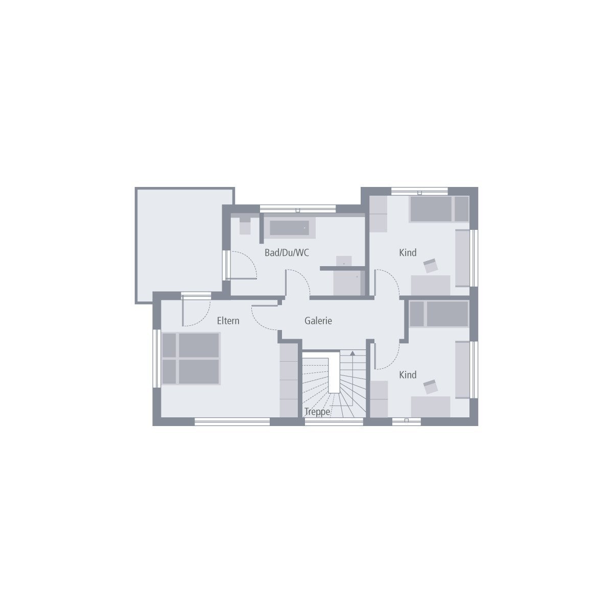 Grundriss Obergeschoss