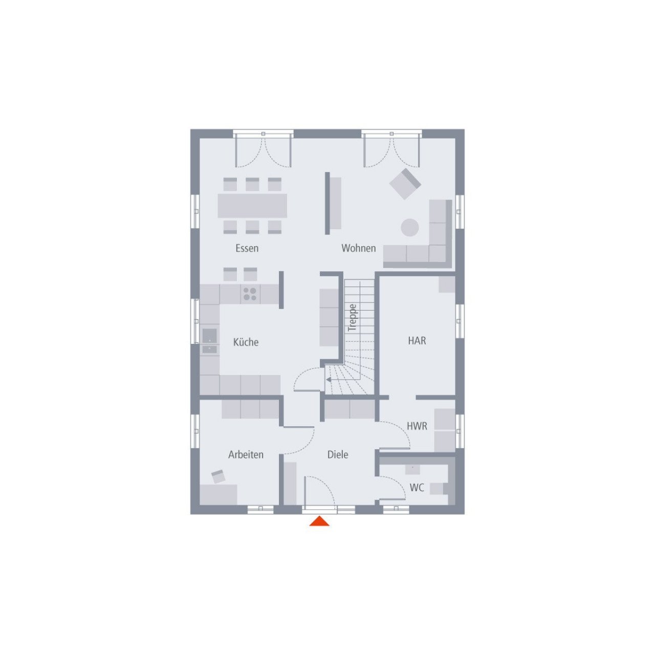 Grundriss Erdgeschoss