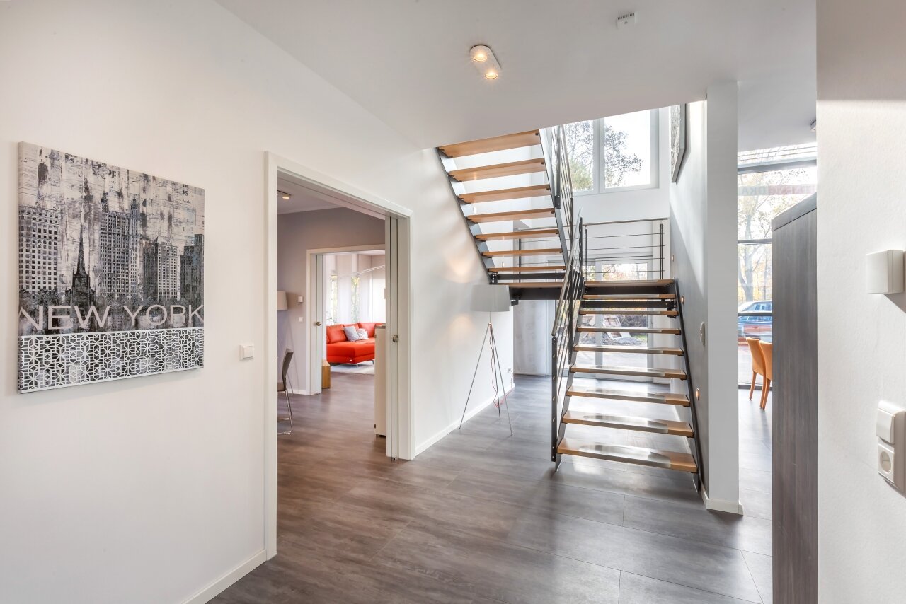 Treppe in das Obergeschoss Treppe in das Obergeschoss