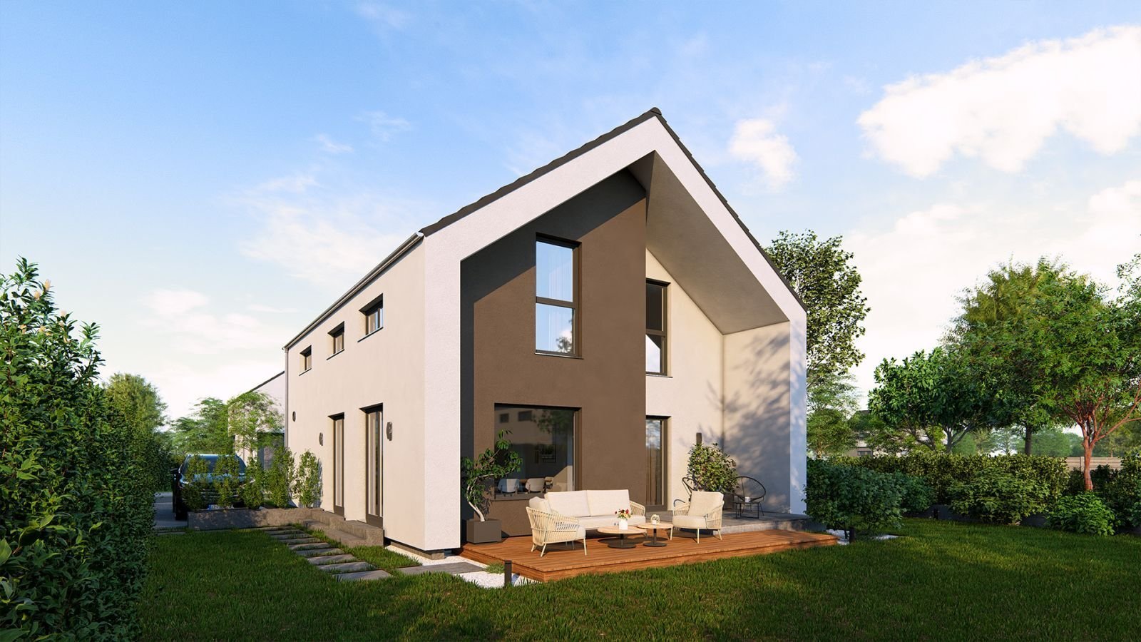 Dettingen an der Erms: OKAL - Aktionshaus - OFFEN GESTALTET, KLAR GEFORMT - direkt zum Festpreis auf Ihrem Grundstück gebaut 